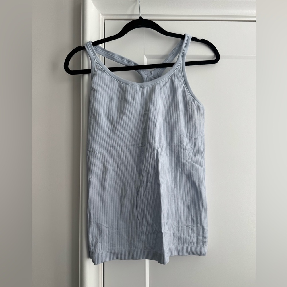 Lululemon Ebb Tank Top Light Blue Size 10